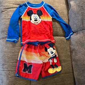 Disney Mickey Mouse Swim Set, 2T